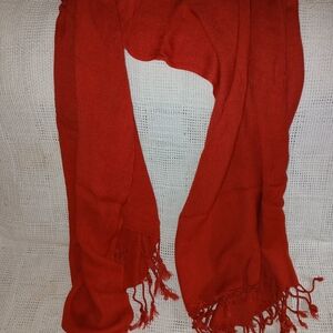 Vibrant Red Women's Scarf